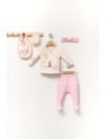 UP-tgs_4365_1,Set de 5 piese pentru nou nascut Scufita rosie, Tongs baby (Culoare: Roz)