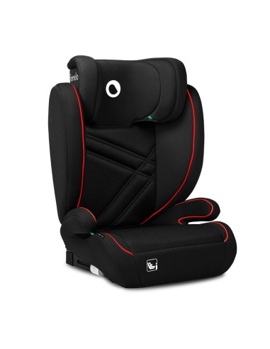 BN-LO-HUGO_I-SIZE_SPORTY_BLACK_RED,Lionelo - Scaun auto, Hugo i-Size, Universal, Orientare in directia sensului de mers, Reglabi