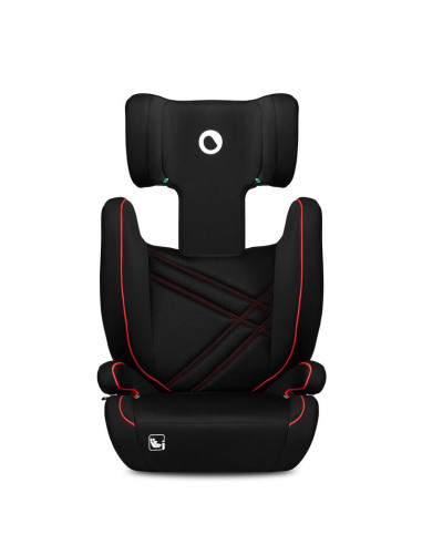 BN-LO-HUGO_I-SIZE_SPORTY_BLACK_RED,Lionelo - Scaun auto, Hugo i-Size, Universal, Orientare in directia sensului de mers, Reglabi