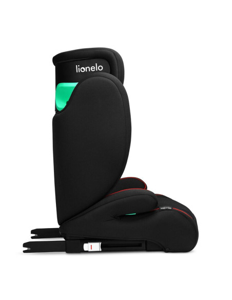 BN-LO-HUGO_I-SIZE_SPORTY_BLACK_RED,Lionelo - Scaun auto, Hugo i-Size, Universal, Orientare in directia sensului de mers, Reglabi