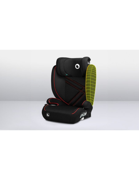 BN-LO-HUGO_I-SIZE_SPORTY_BLACK_RED,Lionelo - Scaun auto, Hugo i-Size, Universal, Orientare in directia sensului de mers, Reglabi