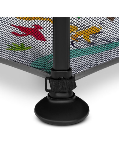 BN-LO-ROEL_GREY_MULTICOLOR,Lionelo - Tarc de joaca Roel, Pliere ultra-compacta, Conform cu standardul europeane de securitate EN