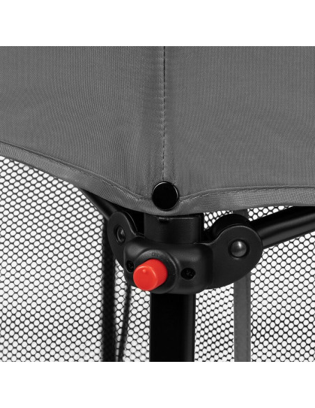 BN-LO-ROEL_GREY_MULTICOLOR,Lionelo - Tarc de joaca Roel, Pliere ultra-compacta, Conform cu standardul europeane de securitate EN