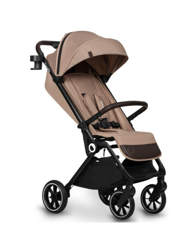 BN-LO-CLOE_BEIGE_SAND,Lionelo - Carucior sport Cloe, De la nastere, Cu accesorii, Cadru din aluminiu, 0-22 kg, Usor, Pliabil cu 