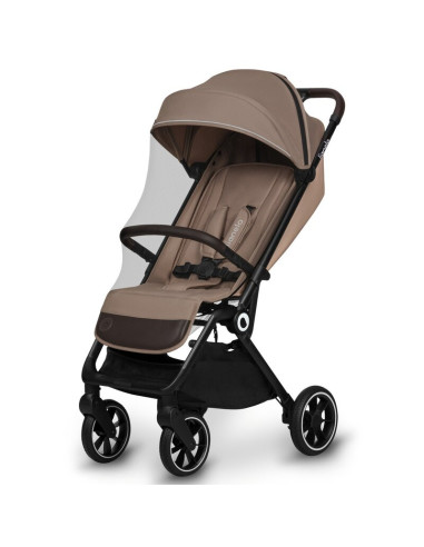 BN-LO-CLOE_BEIGE_SAND,Lionelo - Carucior sport Cloe, De la nastere, Cu accesorii, Cadru din aluminiu, 0-22 kg, Usor, Pliabil cu 