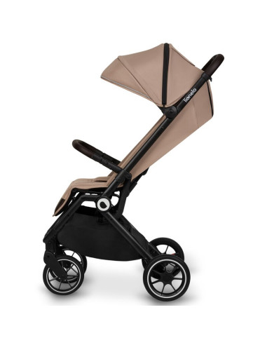 BN-LO-CLOE_BEIGE_SAND,Lionelo - Carucior sport Cloe, De la nastere, Cu accesorii, Cadru din aluminiu, 0-22 kg, Usor, Pliabil cu 