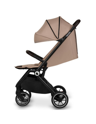BN-LO-CLOE_BEIGE_SAND,Lionelo - Carucior sport Cloe, De la nastere, Cu accesorii, Cadru din aluminiu, 0-22 kg, Usor, Pliabil cu 