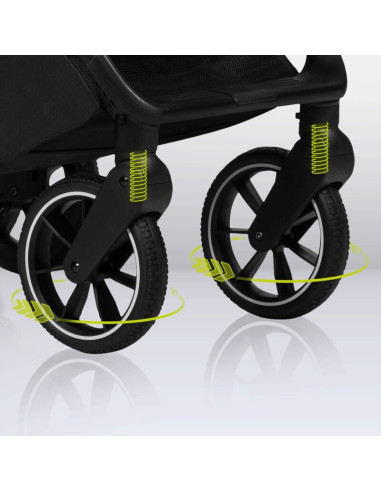 BN-LO-CLOE_BEIGE_SAND,Lionelo - Carucior sport Cloe, De la nastere, Cu accesorii, Cadru din aluminiu, 0-22 kg, Usor, Pliabil cu 