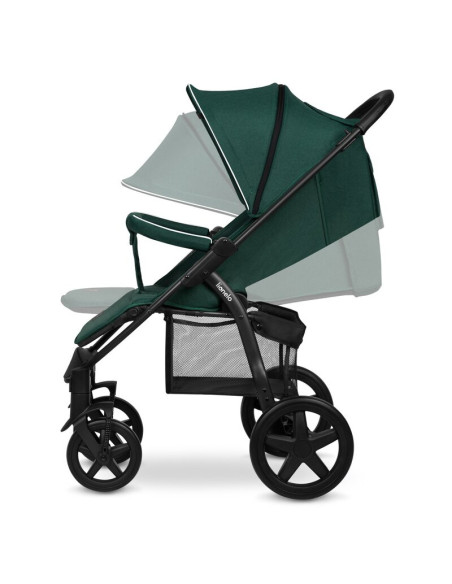 BN-LO-ANNET_PLUS_GREEN_FOREST,Lionelo - Carucior sport Annet Plus, De la nastere, Cu accesorii si capotina XXL reglabila, 0 - 22