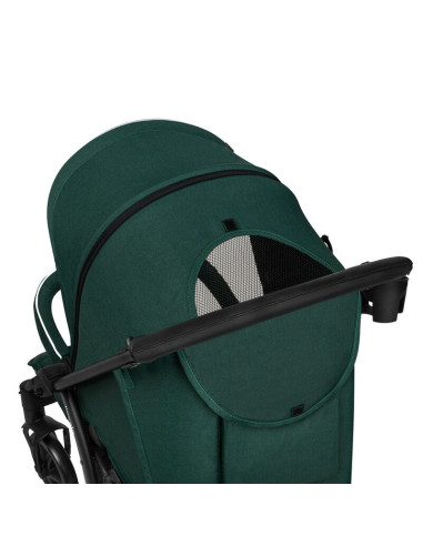 BN-LO-ANNET_PLUS_GREEN_FOREST,Lionelo - Carucior sport Annet Plus, De la nastere, Cu accesorii si capotina XXL reglabila, 0 - 22