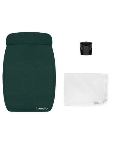 BN-LO-ANNET_PLUS_GREEN_FOREST,Lionelo - Carucior sport Annet Plus, De la nastere, Cu accesorii si capotina XXL reglabila, 0 - 22