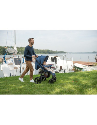 BN-LO-ANNET_PLUS_GREEN_FOREST,Lionelo - Carucior sport Annet Plus, De la nastere, Cu accesorii si capotina XXL reglabila, 0 - 22