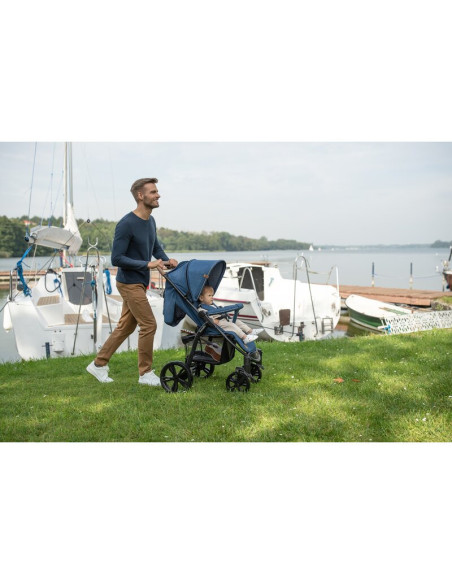 BN-LO-ANNET_PLUS_GREEN_FOREST,Lionelo - Carucior sport Annet Plus, De la nastere, Cu accesorii si capotina XXL reglabila, 0 - 22