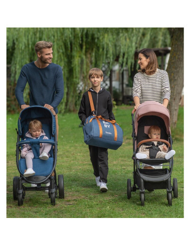 BN-LO-ANNET_PLUS_GREEN_FOREST,Lionelo - Carucior sport Annet Plus, De la nastere, Cu accesorii si capotina XXL reglabila, 0 - 22