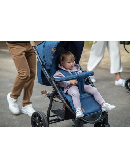 BN-LO-ANNET_PLUS_GREEN_FOREST,Lionelo - Carucior sport Annet Plus, De la nastere, Cu accesorii si capotina XXL reglabila, 0 - 22