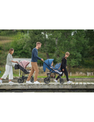 BN-LO-ANNET_PLUS_GREEN_FOREST,Lionelo - Carucior sport Annet Plus, De la nastere, Cu accesorii si capotina XXL reglabila, 0 - 22