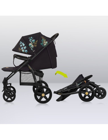 BN-LO-ANNET_PLUS_GOLDEN_MOMENTS,Lionelo - Carucior sport Annet Plus Golden Moments, Editie limitata, De la nastere, Cu accesorii