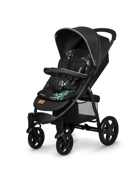 BN-LO-SEATLINER_GOLDEN_MOMENTS_BLACK,Lionelo - Insertie carucior Golden Moments, Editie limitata, Universala, Cu orificii pentru