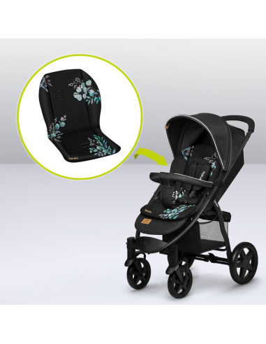 BN-LO-SEATLINER_GOLDEN_MOMENTS_GREY,Lionelo - Insertie carucior Golden Moments, Editie limitata, Universala, Cu orificii pentru 