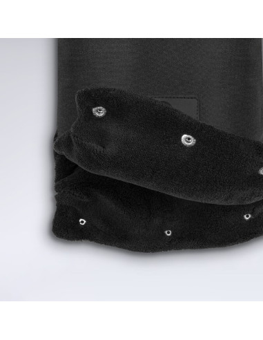 BN-LO-HANDMUFF_BLACK,Lionelo - Manusi termice pentru carucior, Universale, Impermeabile, Interior din lana, Cu blana ecologica d