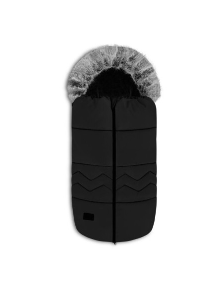 BN-LO-FRODE_BLACK_CARBON,Lionelo - Sac de iarna pentru carucior Frode, 90x45 cm, Impermeabil, Universal, Negru