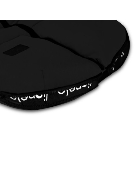 BN-LO-FRODE_BLACK_CARBON,Lionelo - Sac de iarna pentru carucior Frode, 90x45 cm, Impermeabil, Universal, Negru