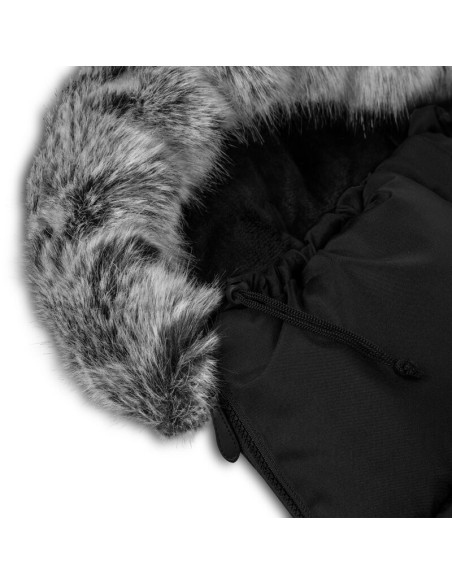 BN-LO-FRODE_BLACK_CARBON,Lionelo - Sac de iarna pentru carucior Frode, 90x45 cm, Impermeabil, Universal, Negru