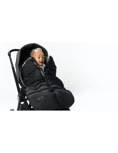 BN-LO-FRODE_BLACK_CARBON,Lionelo - Sac de iarna pentru carucior Frode, 90x45 cm, Impermeabil, Universal, Negru