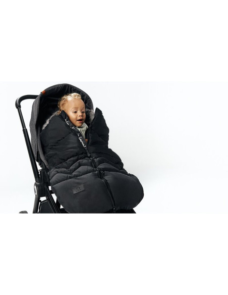 BN-LO-FRODE_BLACK_CARBON,Lionelo - Sac de iarna pentru carucior Frode, 90x45 cm, Impermeabil, Universal, Negru