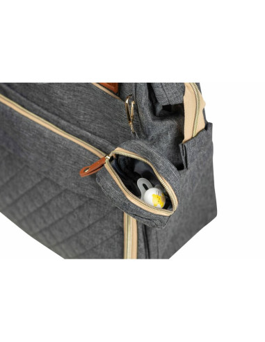 BN-49065,Rucsac pentru mamici, Urbane, Cu multiple compartimente, FreeON, 29 x 16 x 39 cm, Grey