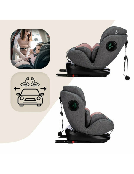 BN-48938,Scaun auto pentru copii, Ultima, Nastere - 150 Cm/ 0 - 12 ani, Rotire 360° grade, Tehnologie Isofix I-Size si Top Tethe