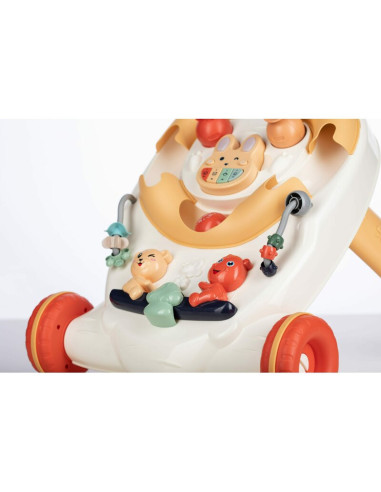 BN-46880,Antemergator multifunctional, Cu inaltime reglabila in 2 pozitii, Let's Walk, Cu efecte luminoase si sonore, Free2Play