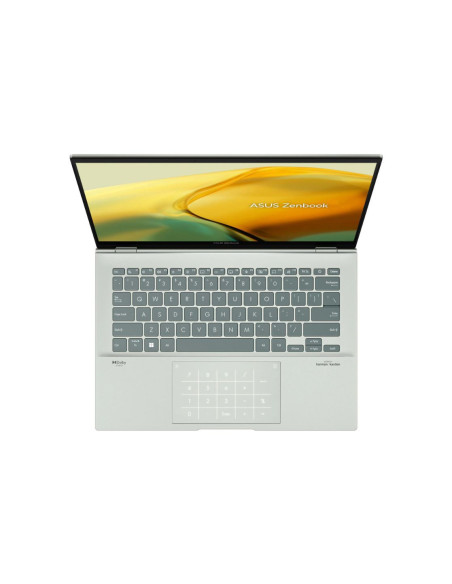 UX3402ZA-KP609W,Laptop ASUS ZenBook 14 UX3402ZA-KP609W, Intel Core i5-1240P, 14inch, RAM 8GB, SSD 512GB, Aqua Celadon