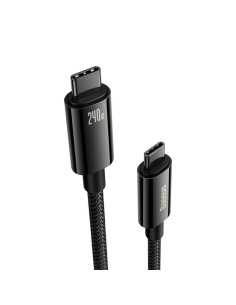 CAWJ040101,CABLU alimentare si date Baseus Tungsten Gold, Fast Charging Data Cable pt. smartphone, USB Type-C la USB Type-C 240W