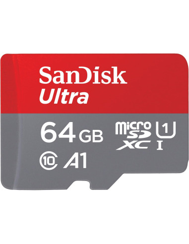SDSQUAB-064G-GN6MA,Card memorie SanDisk Ultra microSDXC A1 64GB 120MB/s Adapt.SDSQUAB-064G-GN6MA 561 din 967