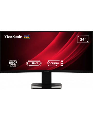 VG3419C,Monitor Viewsonic Display VG3419C, 86,4 cm (34"), 3440 x 1440 Pixel, UltraWide Quad HD, LED, 3,5 ms, Negru