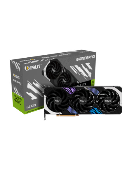NED4070019K9-1043A,Placa video Palit nVidia GeForce RTX 4070 GamingPro 12GB, GDDR6X, 192bit