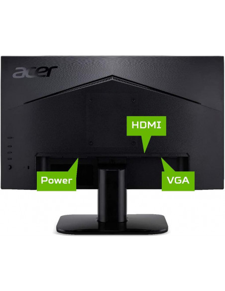 UM.QX2EE.005,Monitor 23.8 ACER KA242Ybi IPS FHD 1920*1080 75 Hz 1 ms 250 cd/mp 1000:1 VGA HDMI VESA 100x100 3H cablu VGA inclu