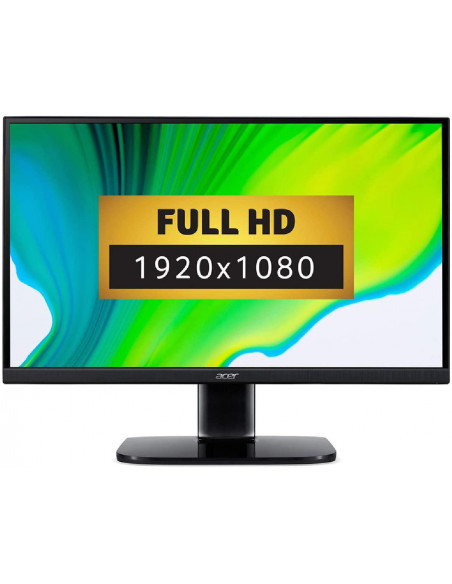 UM.QX2EE.005,Monitor 23.8 ACER KA242Ybi IPS FHD 1920*1080 75 Hz 1 ms 250 cd/mp 1000:1 VGA HDMI VESA 100x100 3H cablu VGA inclu