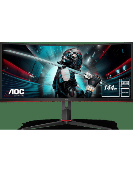 Monitor 34 AOC CU34G2X/BK UWQHD 3440*1440 144 Hz 1 ms curbat