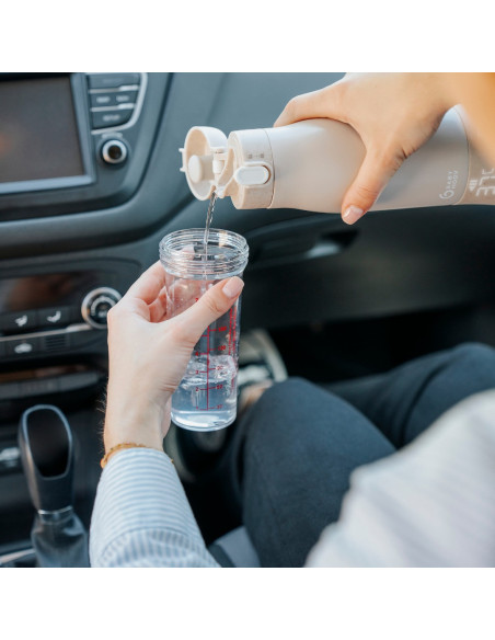 BB-A002103,Babymoov - Moov & Feed Incalzitor de biberoane portabil si reincarcabil, Mineral Beige