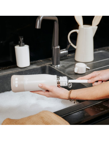 BB-A002103,Babymoov - Moov & Feed Incalzitor de biberoane portabil si reincarcabil, Mineral Beige