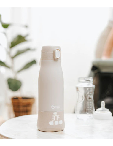 BB-A002103,Babymoov - Moov & Feed Incalzitor de biberoane portabil si reincarcabil, Mineral Beige
