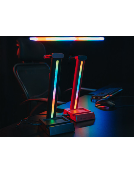48847,Stand casti SureFire by Verbatim Vinson N2 Dual Balance, RGB LED, USB, Negru