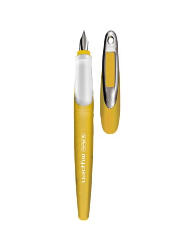 50041251,Stilou my.pen, penita M, culoare galben/alb, blister