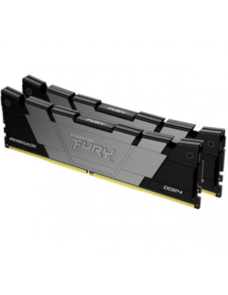 KF440C19RB12K2/32,Kit Memorie Kingston FURY Renegade Black Intel XMP 2.0, 32GB, DDR4-4000MHz, CL19, Dual Channel