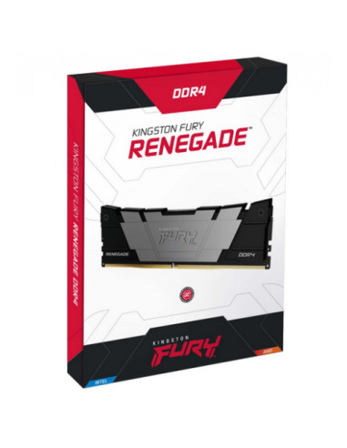 KF436C16RB12K2/32,Kit Memorie Kingston FURY Renegade Black Intel XMP 2.0, 32GB, DDR4-3600MHz, CL16, Quad Channel