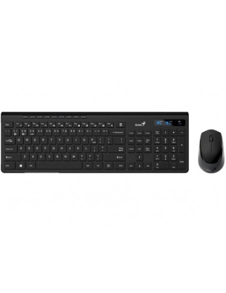 31340015406,Kit Wireless Genius SlimStar 8230 - Tastatura, USB Wireless/Bluetooth, Black + Mouse, Optic, USB Wireless/Bluetooth,