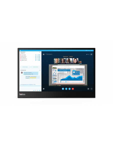 Monitor Lenovo ThinkVision M1414" IPS, FHD (1920x1080)