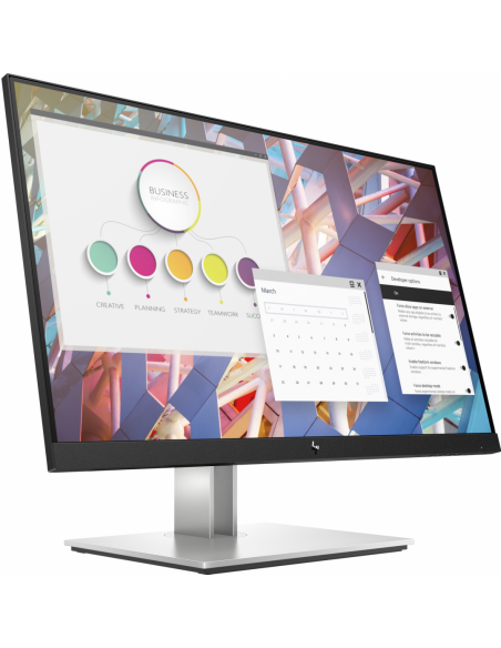 9VF99AA,Monitor LED HP EliteDisplay E24 G4 23.8 inch 5ms, Negru cu argintiu